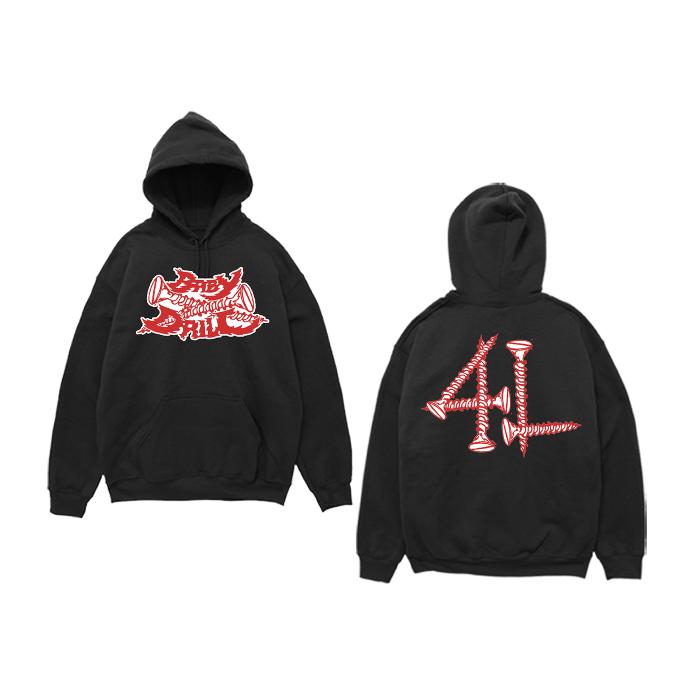 Drill 4L Hoodie (Black)