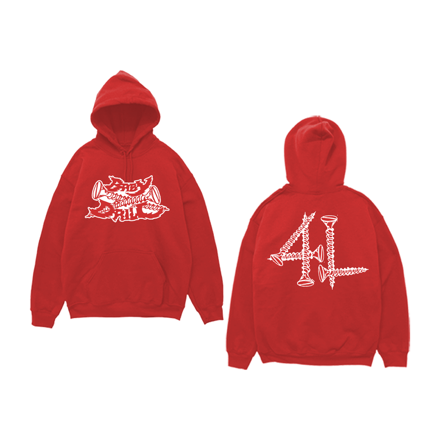 Drill 4L Hoodie (Red)