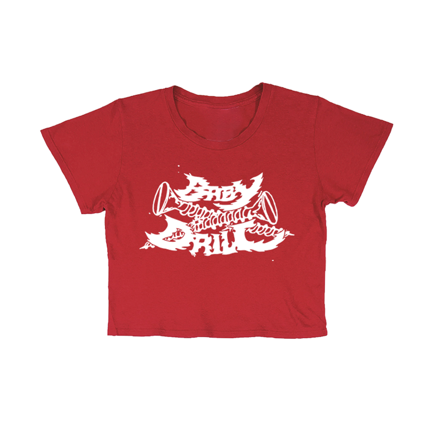 Baby Drill Crop (Red)