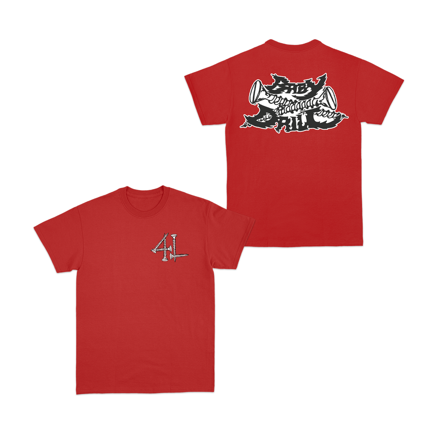 Drill 4L Tee (Red)