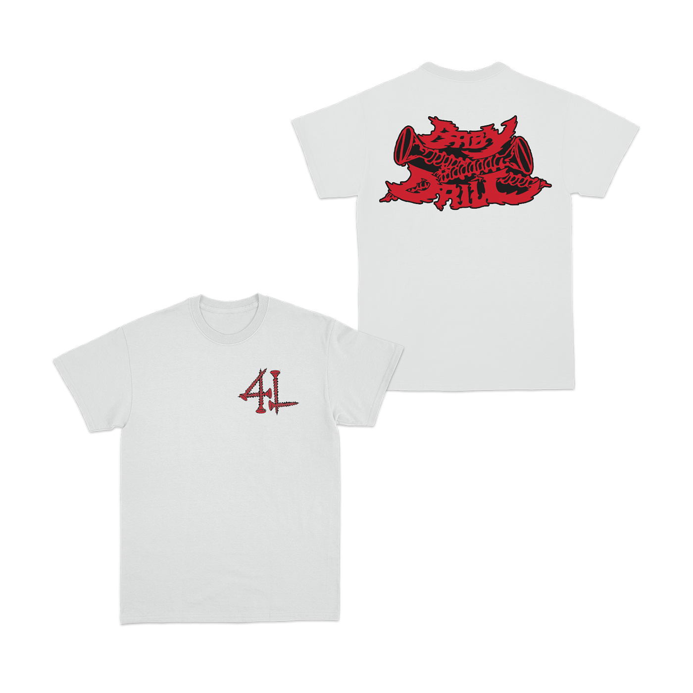 Drill 4L Tee (White)